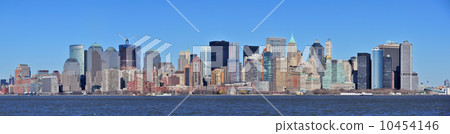 New York City Manhattan downtown panorama New York City Manhattan downtown panorama 10454146