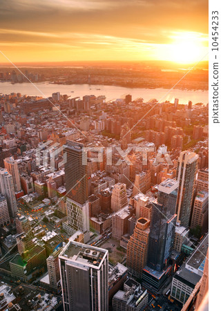 New York City sunset 10454233