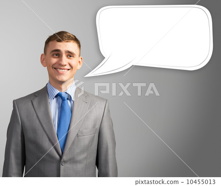 businessman, head over to baloon businessman, head over to baloon 10455013