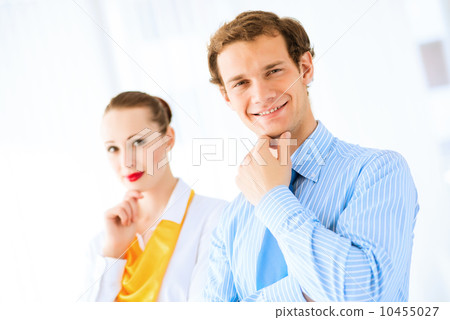Portrait of a businessman in office 10455027