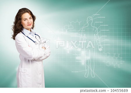 young female doctor young female doctor 10455689
