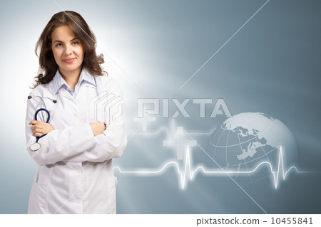 young female doctor young female doctor 10455841