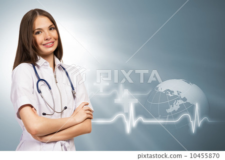 young female doctor young female doctor 10455870