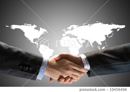 Two businessmen shaking hands Two businessmen shaking hands 10456406