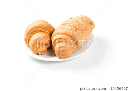 two croissant two croissant 10456497
