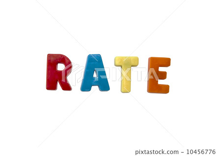 Letter magnets RATE Letter magnets RATE 10456776