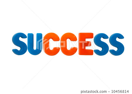 Letter magnets SUCCESS isolated on white Letter magnets SUCCESS isolated on white 10456814