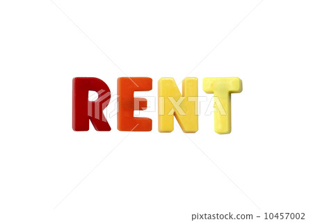 Letter magnets RENT Letter magnets RENT 10457002