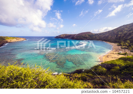 瓦胡島全景哈瑙馬灣-2 瓦胡島全景哈瑙馬灣-2 10457221