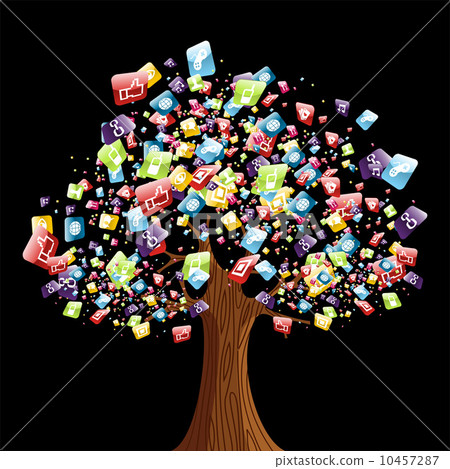 Smart phone application tree 10457287
