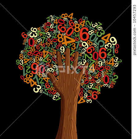 School education concept tree hand School education concept tree hand 10457293