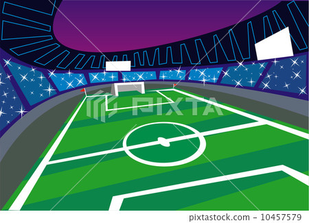 Soccer Stadium wide angle Perspective 10457579