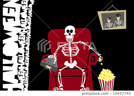 Halloween funny background. Greeting card Halloween funny background. Greeting card 10457745