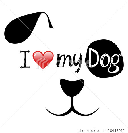I love my dog creative face I love my dog creative face 10458011