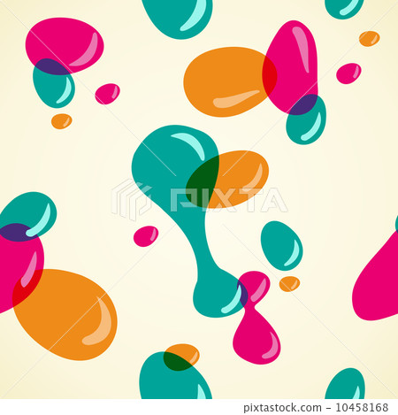 Colors bubbles pattern - Stock Illustration [10458168] - PIXTA