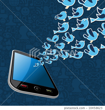 Twitter birds splash out smartphone application Twitter birds splash out smartphone application 10458623