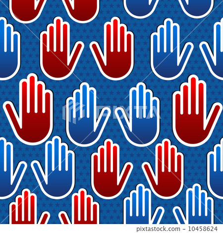 USA elections hand pattern USA elections hand pattern 10458624