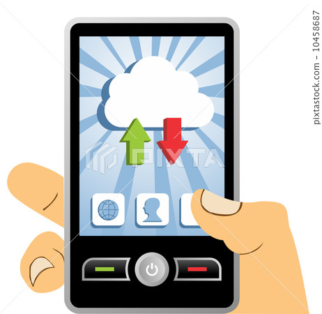 Cloud computing mobile device 10458687
