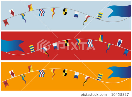 Banner of nautical flags. Banner of nautical flags. 10458827