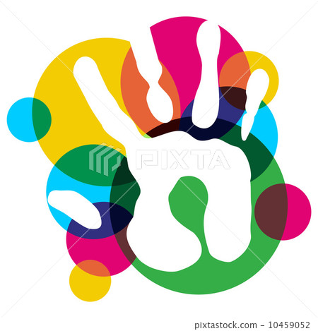 Multicolor diversity hand isolated Multicolor diversity hand isolated 10459052