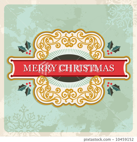 Merry christmas retro sign Merry christmas retro sign 10459152