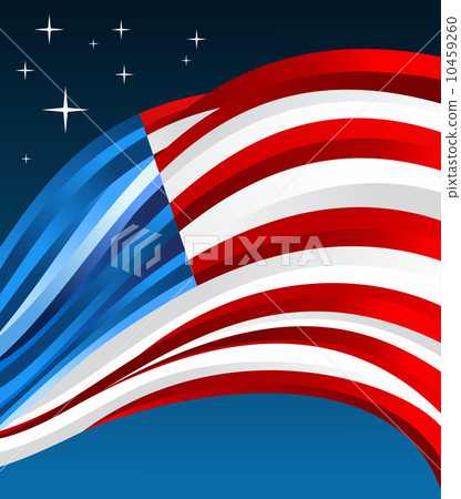USA flag illustration background 10459260