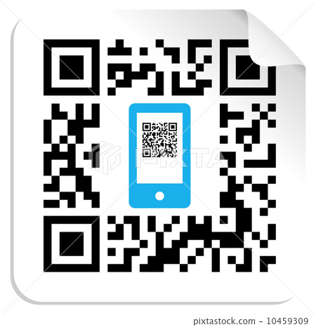 QR code mobile label 10459309