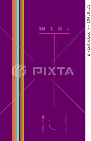 violet menu cover design 10459321