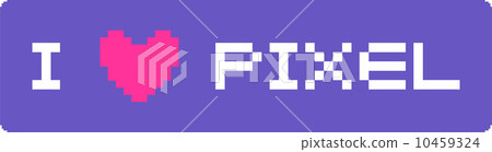 I love pixel label I love pixel label 10459324