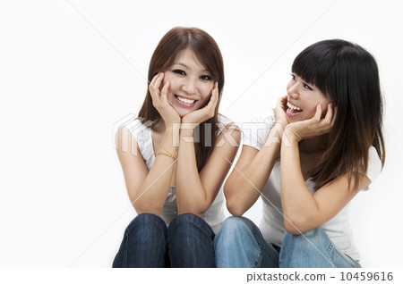 Happy young woman Happy young woman 10459616