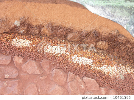 Layer of soil underground Layer of soil underground 10461595