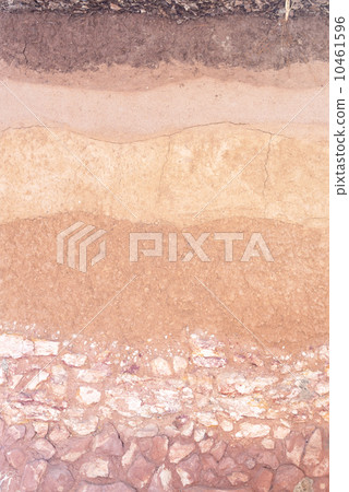 Layer of soil underground Layer of soil underground 10461596
