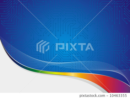 abstract computer board frame - Stock Illustration [10463355] - PIXTA
