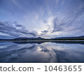 Abstract cloud reflection 10463655