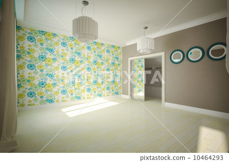 Interior room empty in modern style 10464293