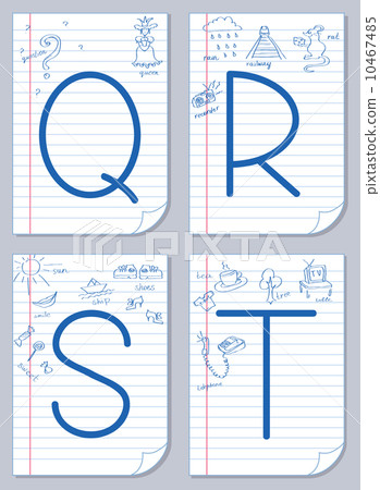 English alphabet. 10467485