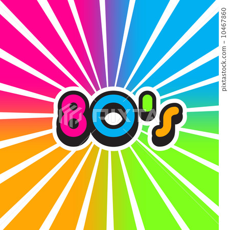 80s Vintage Color Background 10467860