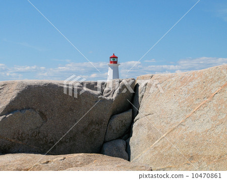 Lighthouse on the Rocks 10470861
