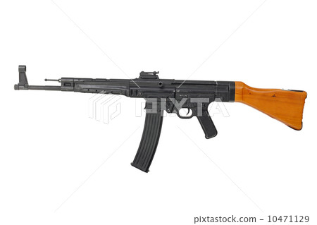 Machine gun isolated on white Machine gun isolated on white 10471129