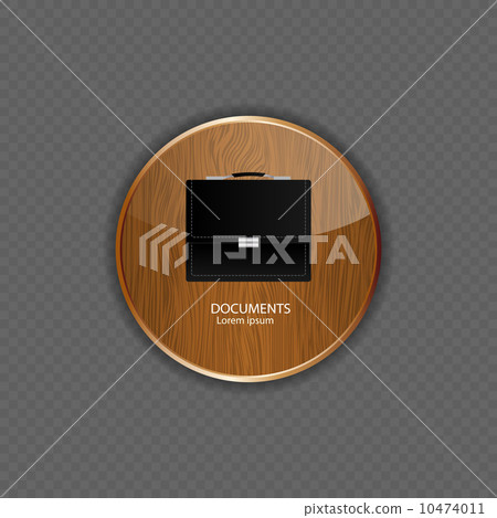 Documents wood application icons vector illustration 10474011