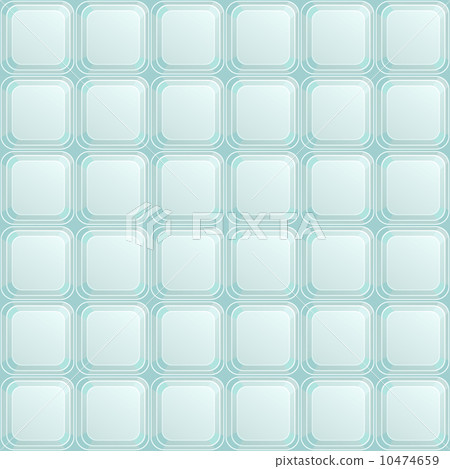 Seamless Pattern with Blue Square Buttons-插圖素材 [10474659] - PIXTA圖庫