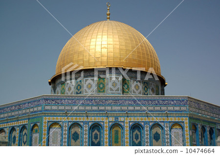 Dome on a Rock in Jerusalem,close -up 10474664