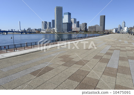 Harumi Triton square wishing from Toyosu Park 10475091