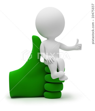 3d small people - cool armchair 10475837