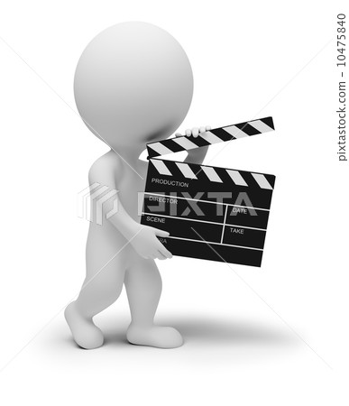 3d small people - clapper 10475840