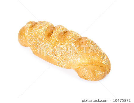 Fresh Tasty Bread on White Background Fresh Tasty Bread on White Background 10475871
