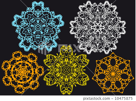 lace pattern, vector 10475875