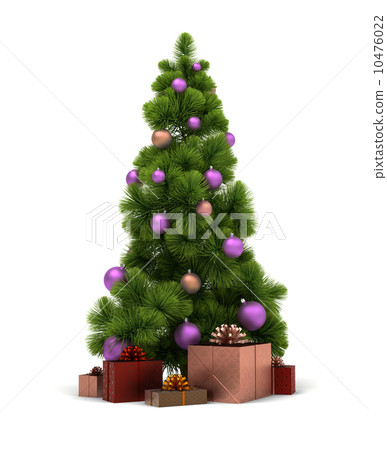 Christmas tree and gifts 10476022