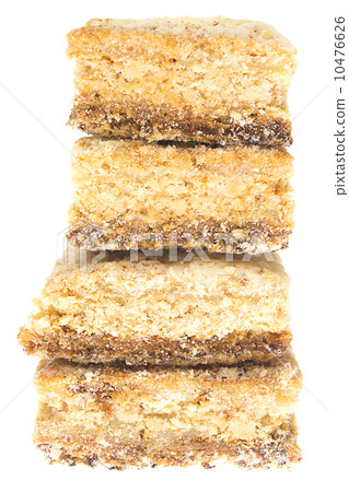 Stack of cookies isolated on white 10476626