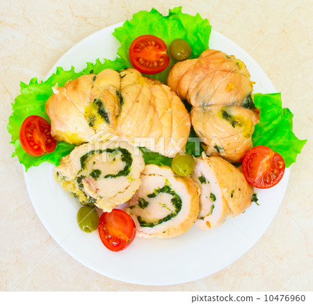 Tasty stuffed Chicken Salad . Tasty stuffed Chicken Salad . 10476960